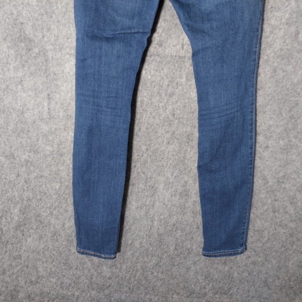 Hollister Women Jeans 3 Short High Jegging Distressed Trashed Stonewash Stretch - Picture 9 of 10